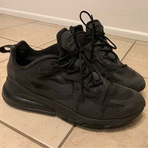 Nike AirMax 270 React - 9.5 + Black/Oil Grey